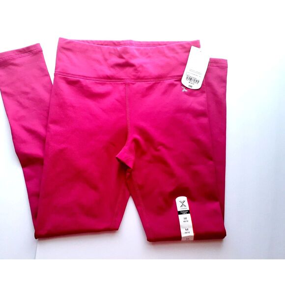 XERSION Quick Dry Brilliant Fuchsia Fleece Lined Stretch Ankle Legging M10/12NWT - Picture 2 of 11